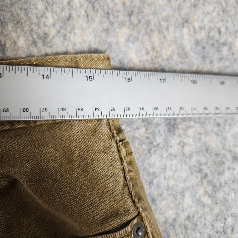 Levis 514 Straight Leg Jeans Men 31x35 Beige Khaki Denim Utility White Tab